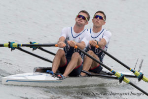Light men's double safely through to semis. Copyright Intersport Images