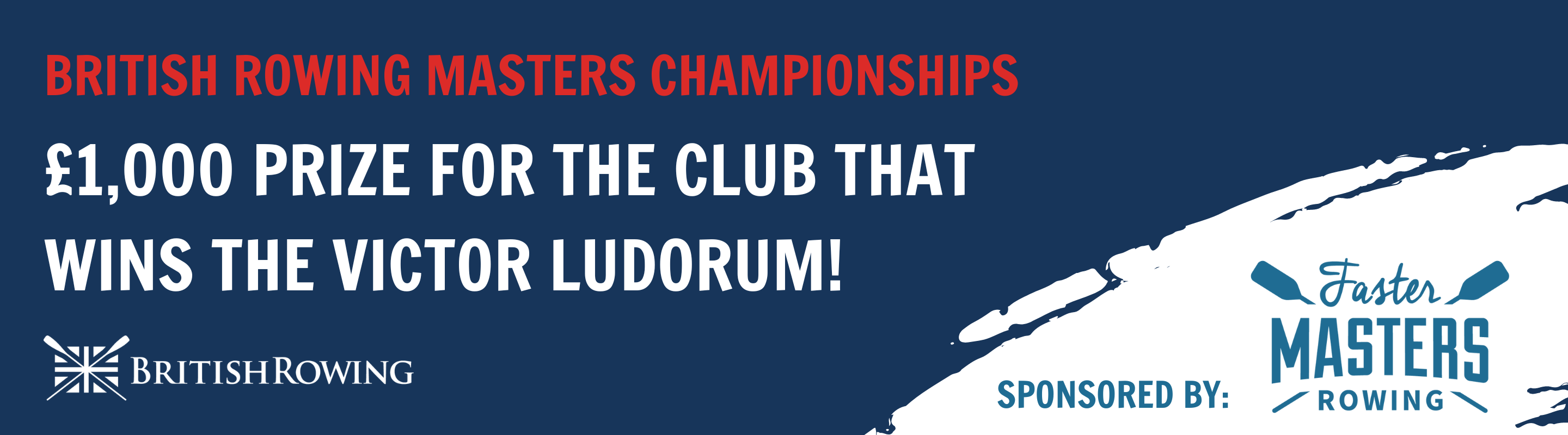 Faster Masters sponsor 2023 Masters Championships Victor Ludorum
